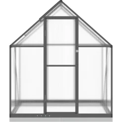 Kasvihuone pohjarungolla, alumiini, eri kokoja ja värejä (33965)*FinePRICE Outlet