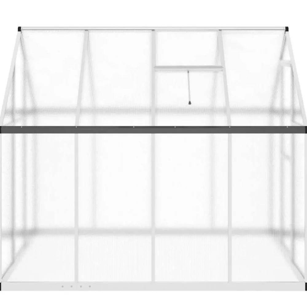Kasvihuone pohjarungolla, alumiini, eri kokoja ja värejä (33965)*FinePRICE Outlet