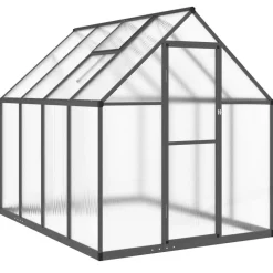 Kasvihuone pohjarungolla, alumiini, eri kokoja ja värejä (33965)*FinePRICE Outlet