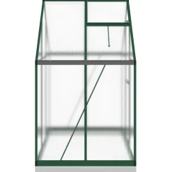 Kasvihuone pohjarungolla, alumiini, eri kokoja ja värejä (33965)*FinePRICE Outlet