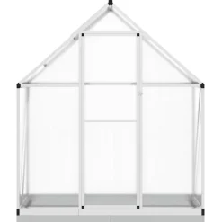 Kasvihuone pohjarungolla, alumiini, eri kokoja ja värejä (33965)*FinePRICE Outlet