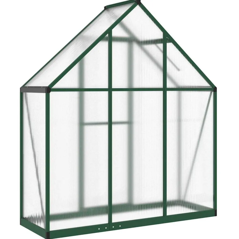 Kasvihuone pohjarungolla, alumiini, eri kokoja ja värejä (33965)*FinePRICE Outlet