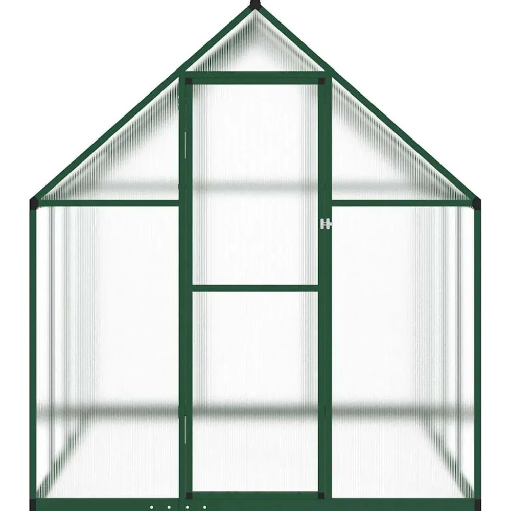 Kasvihuone pohjarungolla, alumiini, eri kokoja ja värejä (33965)*FinePRICE Outlet