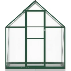 Kasvihuone pohjarungolla, alumiini, eri kokoja ja värejä (33965)*FinePRICE Outlet