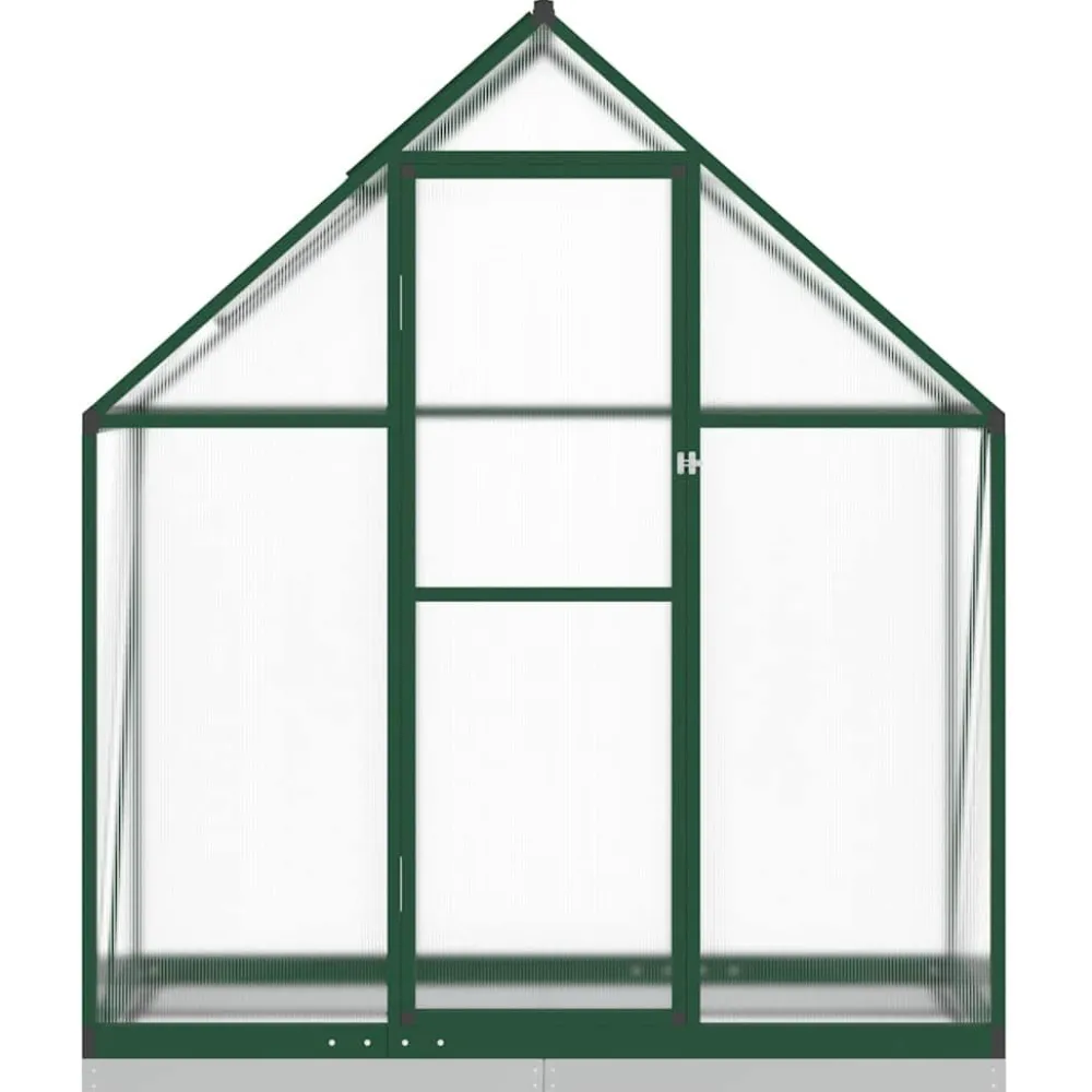 Kasvihuone pohjarungolla, alumiini, eri kokoja ja värejä (33965)*FinePRICE Outlet