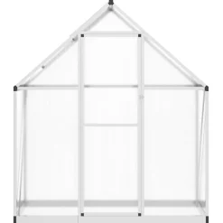 Kasvihuone pohjarungolla, alumiini, eri kokoja ja värejä (33965)*FinePRICE Outlet