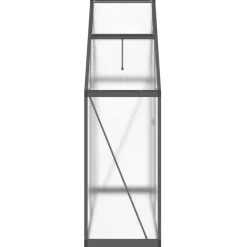 Kasvihuone pohjarungolla, alumiini, eri kokoja ja värejä (33965)*FinePRICE Outlet
