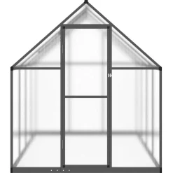 Kasvihuone pohjarungolla, alumiini, eri kokoja ja värejä (33965)*FinePRICE Outlet