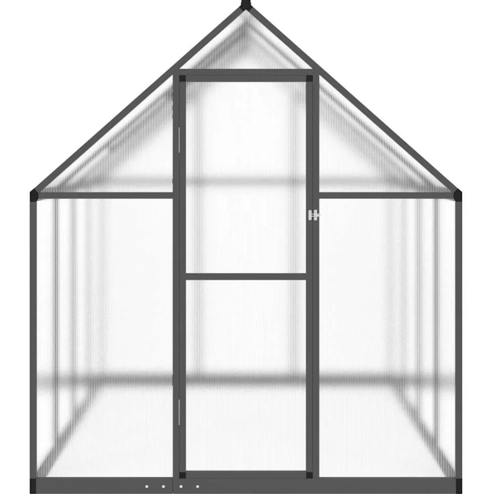 Kasvihuone pohjarungolla, alumiini, eri kokoja ja värejä (33965)*FinePRICE Outlet