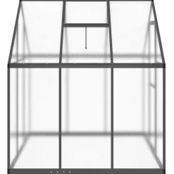 Kasvihuone pohjarungolla, alumiini, eri kokoja ja värejä (33965)*FinePRICE Outlet
