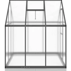 Kasvihuone pohjarungolla, alumiini, eri kokoja ja värejä (33965)*FinePRICE Outlet