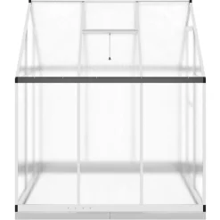 Kasvihuone pohjarungolla, alumiini, eri kokoja ja värejä (33965)*FinePRICE Outlet