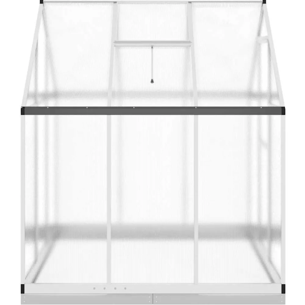 Kasvihuone pohjarungolla, alumiini, eri kokoja ja värejä (33965)*FinePRICE Outlet