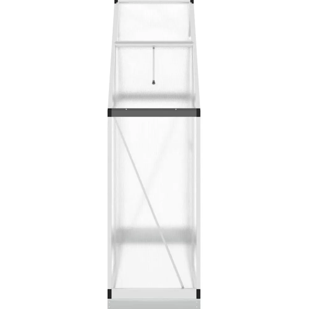 Kasvihuone pohjarungolla, alumiini, eri kokoja ja värejä (33965)*FinePRICE Outlet