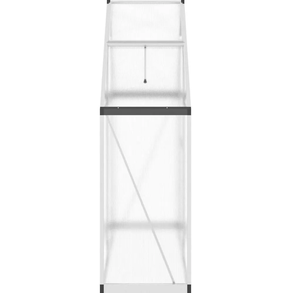 Kasvihuone pohjarungolla, alumiini, eri kokoja ja värejä (33965)*FinePRICE Outlet