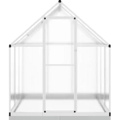 Kasvihuone pohjarungolla, alumiini, eri kokoja ja värejä (33965)*FinePRICE Outlet