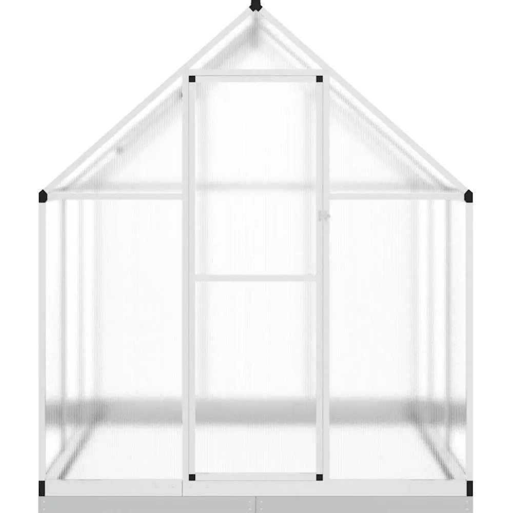 Kasvihuone pohjarungolla, alumiini, eri kokoja ja värejä (33965)*FinePRICE Outlet