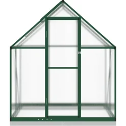 Kasvihuone pohjarungolla, alumiini, eri kokoja ja värejä (33965)*FinePRICE Outlet