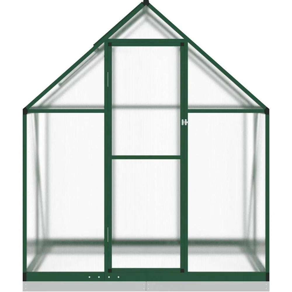 Kasvihuone pohjarungolla, alumiini, eri kokoja ja värejä (33965)*FinePRICE Outlet