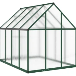 Kasvihuone pohjarungolla, alumiini, eri kokoja ja värejä (33965)*FinePRICE Outlet