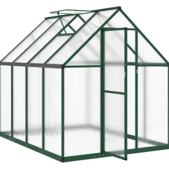 Kasvihuone pohjarungolla, alumiini, eri kokoja ja värejä (33965)*FinePRICE Outlet