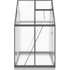Kasvihuone pohjarungolla, alumiini, eri kokoja ja värejä (33965)*FinePRICE Outlet