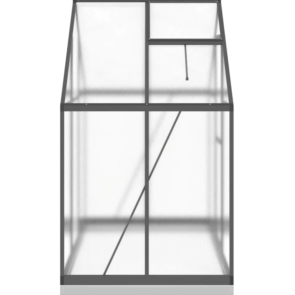 Kasvihuone pohjarungolla, alumiini, eri kokoja ja värejä (33965)*FinePRICE Outlet