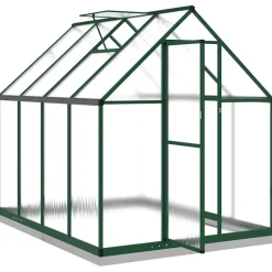 Discount Kasvihuone pohjarungolla alumiini, eri kokoja ja värejä (36637) Kasvihuoneet Kennolevyllä