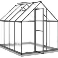 Discount Kasvihuone pohjarungolla alumiini, eri kokoja ja värejä (36637) Kasvihuoneet Kennolevyllä