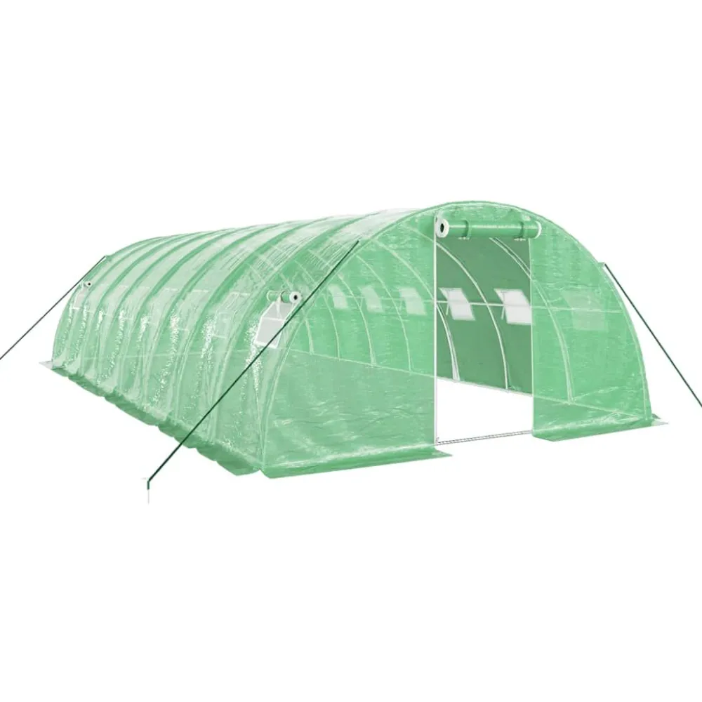 Kasvihuone teräsrungolla, eri kokoja ja värejä (29940)*FinePRICE Clearance