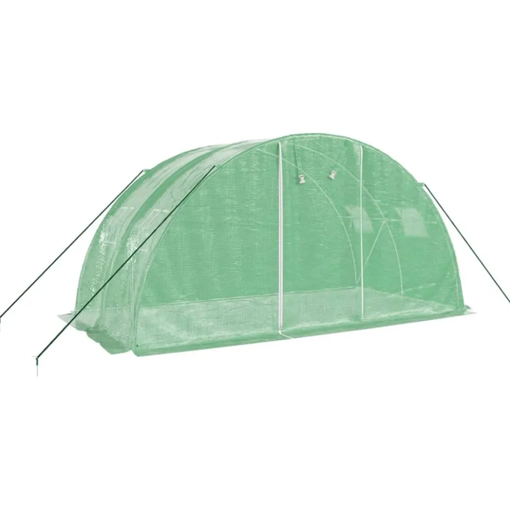 Kasvihuone teräsrungolla, eri kokoja ja värejä (29940)*FinePRICE Clearance