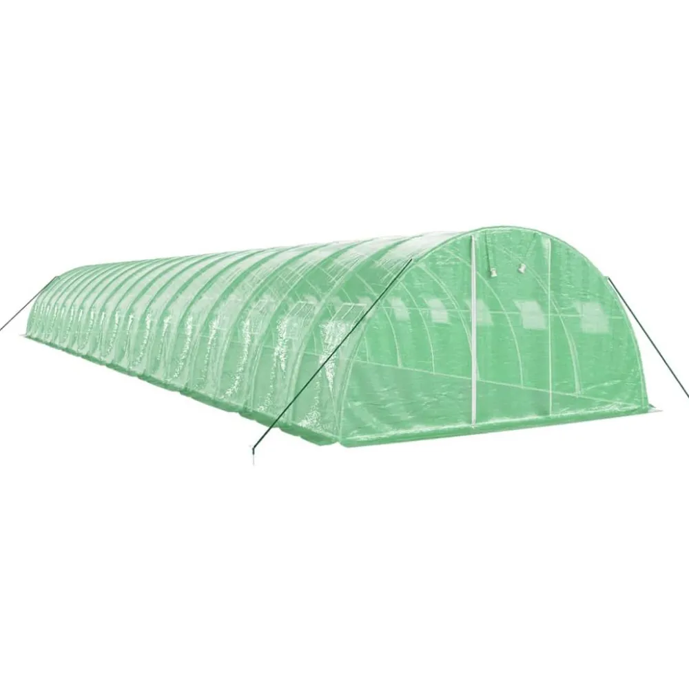Kasvihuone teräsrungolla, eri kokoja ja värejä (29940)*FinePRICE Clearance