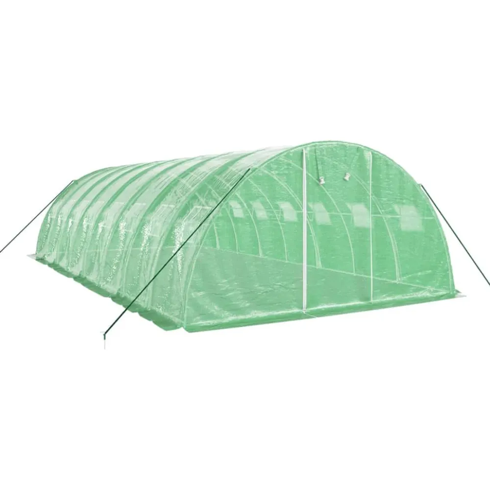 Kasvihuone teräsrungolla, eri kokoja ja värejä (29940)*FinePRICE Clearance