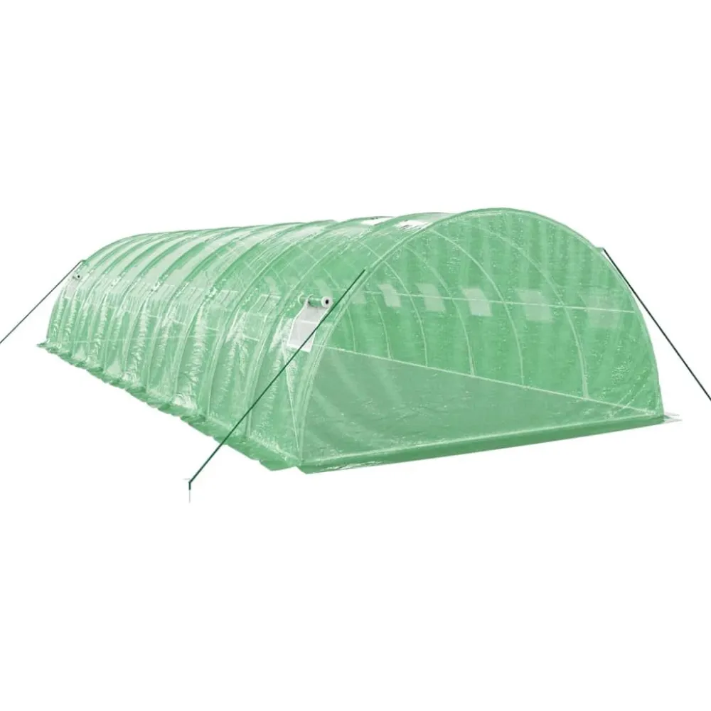 Kasvihuone teräsrungolla, eri kokoja ja värejä (29940)*FinePRICE Clearance