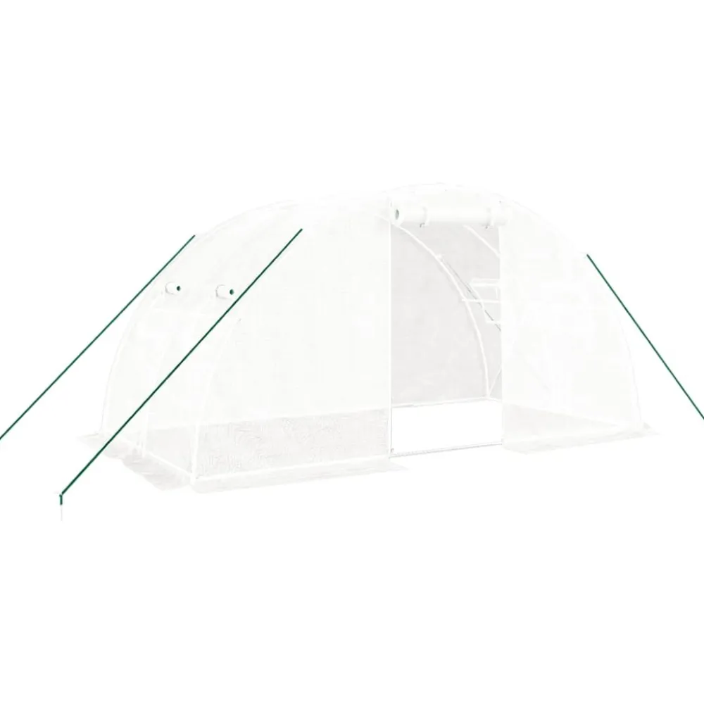 Kasvihuone teräsrungolla, eri kokoja ja värejä (29940)*FinePRICE Clearance