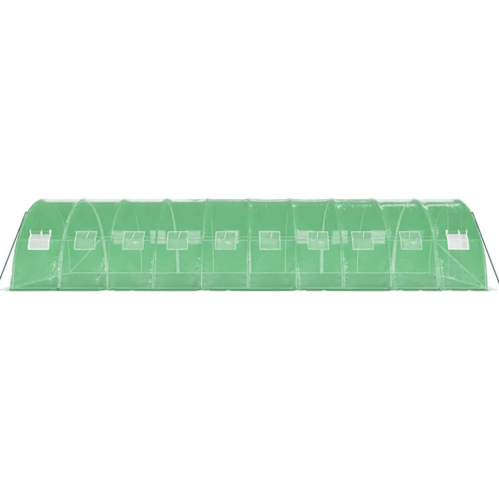 Kasvihuone teräsrungolla, eri kokoja ja värejä (29940)*FinePRICE Clearance