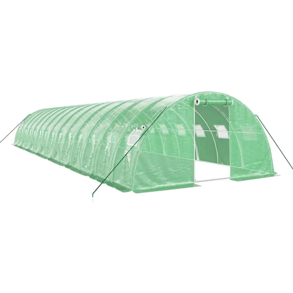 Kasvihuone teräsrungolla, eri kokoja ja värejä (29940)*FinePRICE Clearance