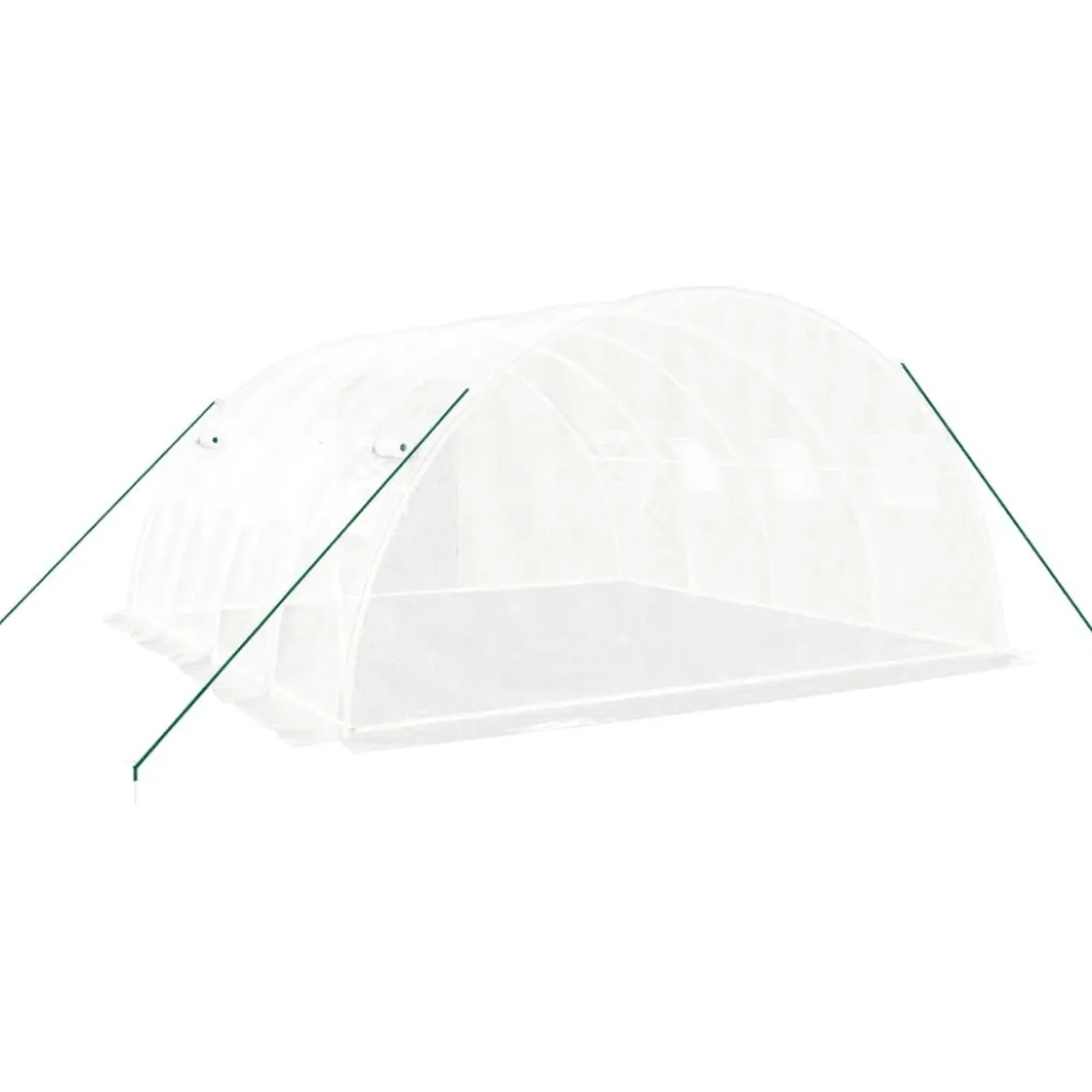 Kasvihuone teräsrungolla, eri kokoja ja värejä (29940)*FinePRICE Clearance