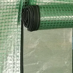 Online Kasvihuone teräsrungolla 0,5 m², 1x0,5x1,9 m Kasvihuoneet Kennolevyllä