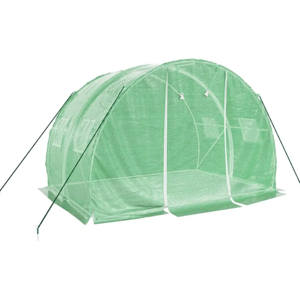 Kasvihuone teräsrungolla, 3x2x2 m - 24x3x2 m, eri kokoja ja värejä (29939)*FinePRICE Sale
