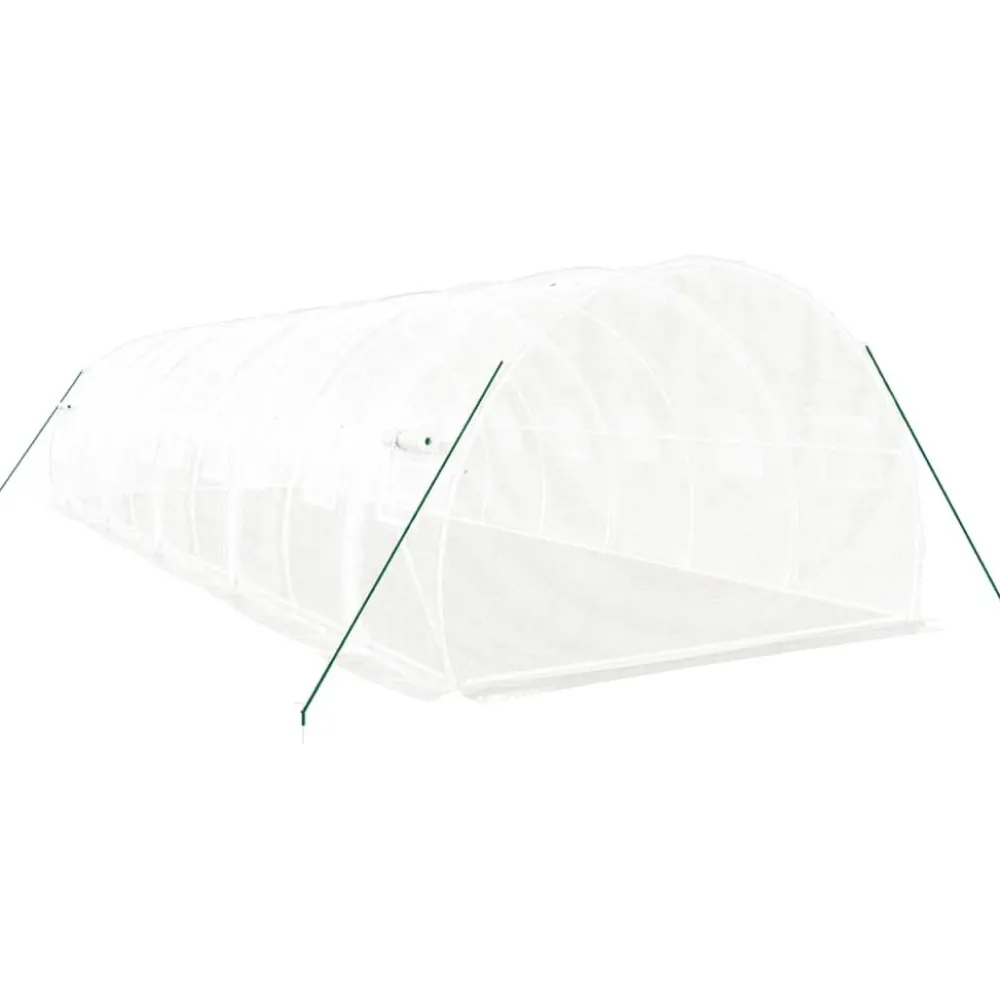 Kasvihuone teräsrungolla, 3x2x2 m - 24x3x2 m, eri kokoja ja värejä (29939)*FinePRICE Sale