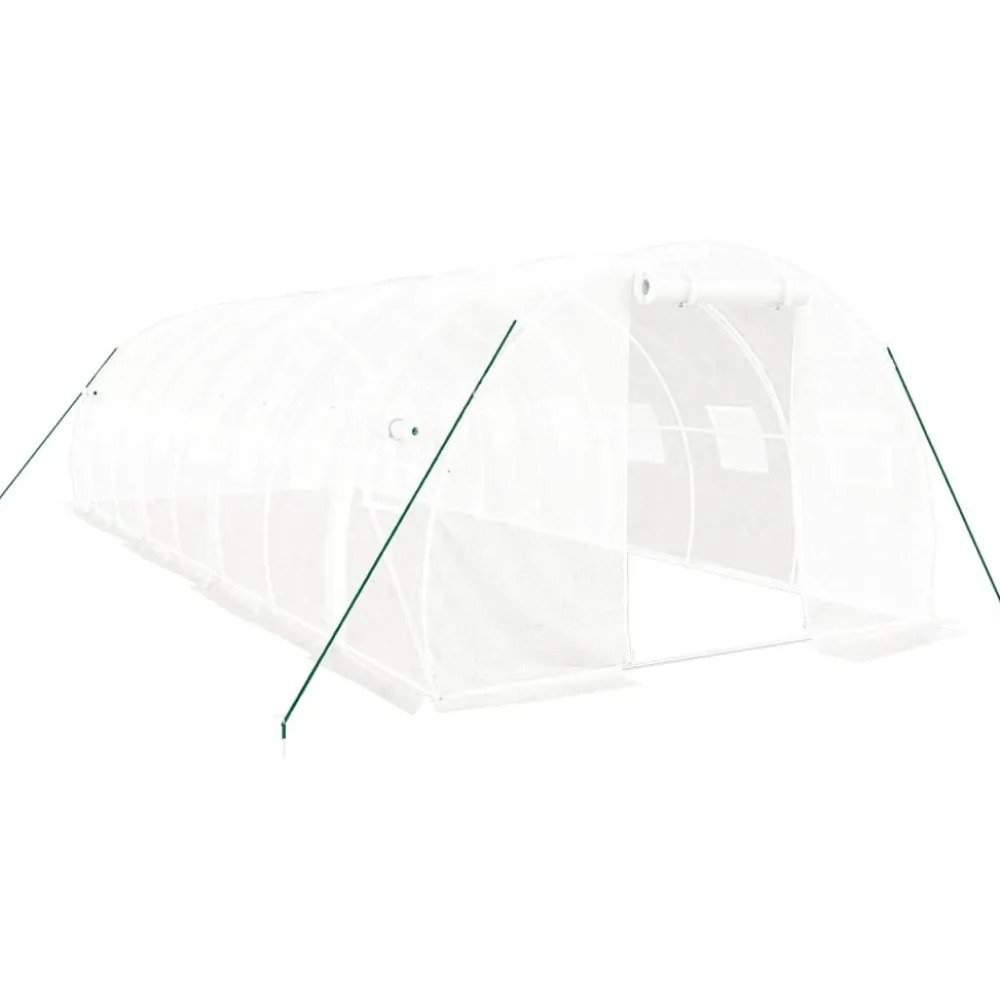 Kasvihuone teräsrungolla, 3x2x2 m - 24x3x2 m, eri kokoja ja värejä (29939)*FinePRICE Sale
