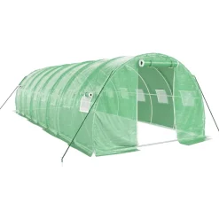 Kasvihuone teräsrungolla, 3x2x2 m - 24x3x2 m, eri kokoja ja värejä (29939)*FinePRICE Sale