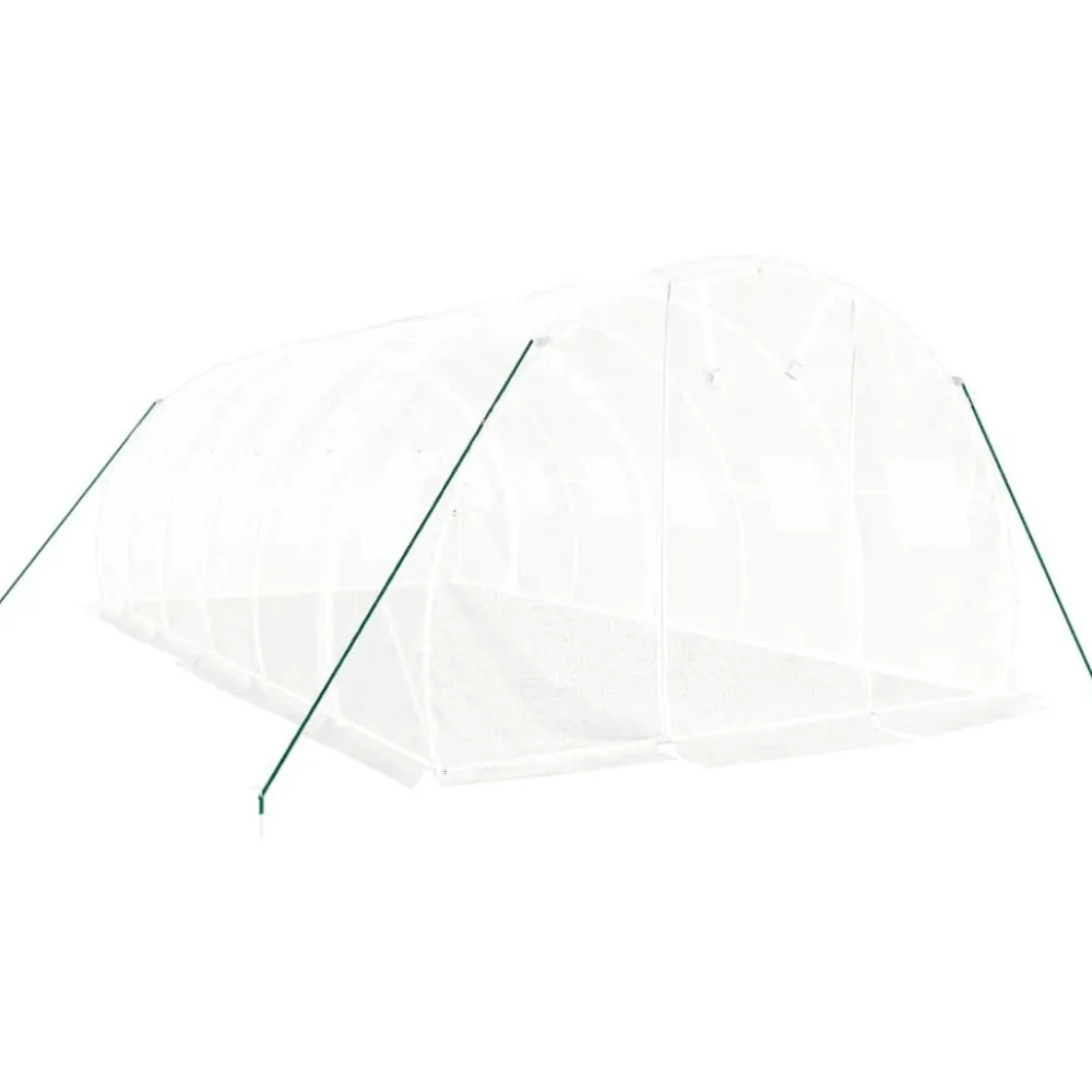 Kasvihuone teräsrungolla, 3x2x2 m - 24x3x2 m, eri kokoja ja värejä (29939)*FinePRICE Sale
