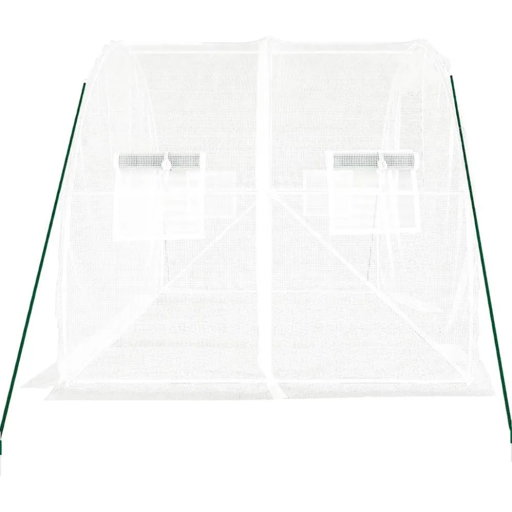 Kasvihuone teräsrungolla, 3x2x2 m - 24x3x2 m, eri kokoja ja värejä (29939)*FinePRICE Sale