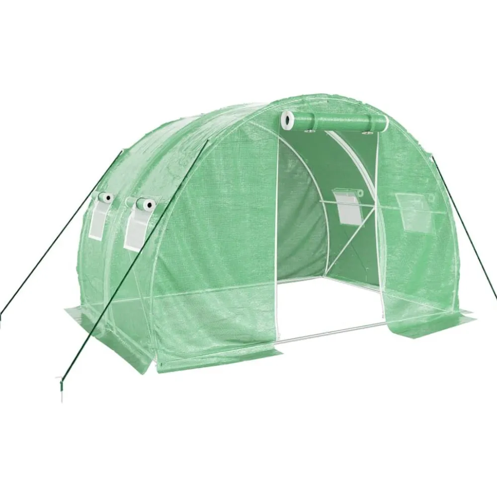 Kasvihuone teräsrungolla, 3x2x2 m - 24x3x2 m, eri kokoja ja värejä (29939)*FinePRICE Sale