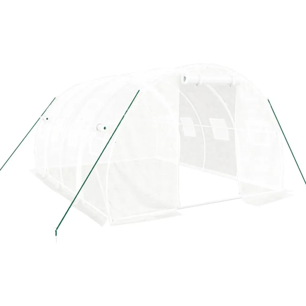 Kasvihuone teräsrungolla, 3x2x2 m - 24x3x2 m, eri kokoja ja värejä (29939)*FinePRICE Sale