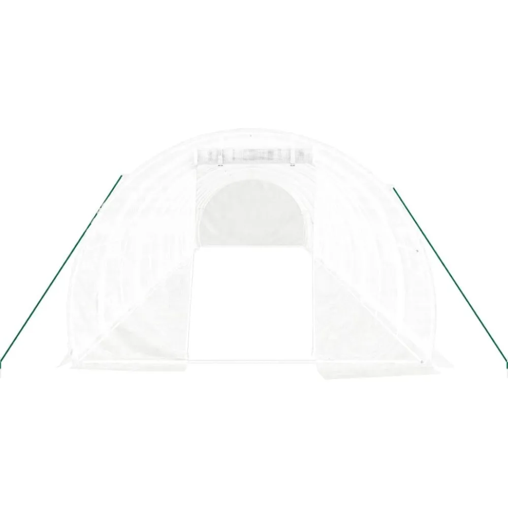 Kasvihuone teräsrungolla, 3x2x2 m - 24x3x2 m, eri kokoja ja värejä (29939)*FinePRICE Sale