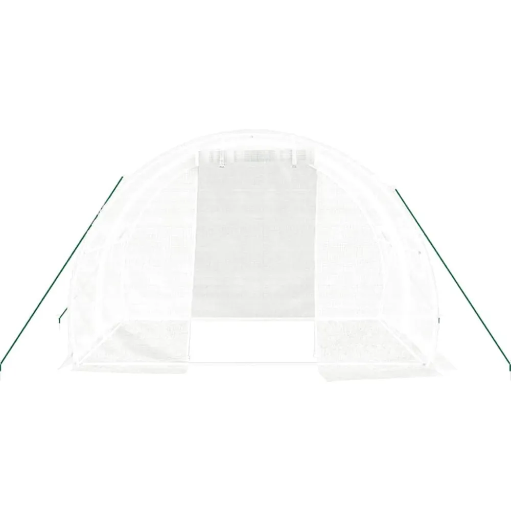 Kasvihuone teräsrungolla, 3x2x2 m - 24x3x2 m, eri kokoja ja värejä (29939)*FinePRICE Sale