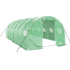 Kasvihuone teräsrungolla, 3x2x2 m - 24x3x2 m, eri kokoja ja värejä (29939)*FinePRICE Sale